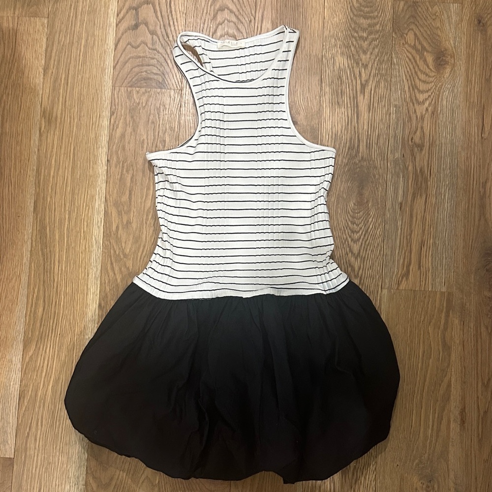 Bubble Skirt Mini Dress